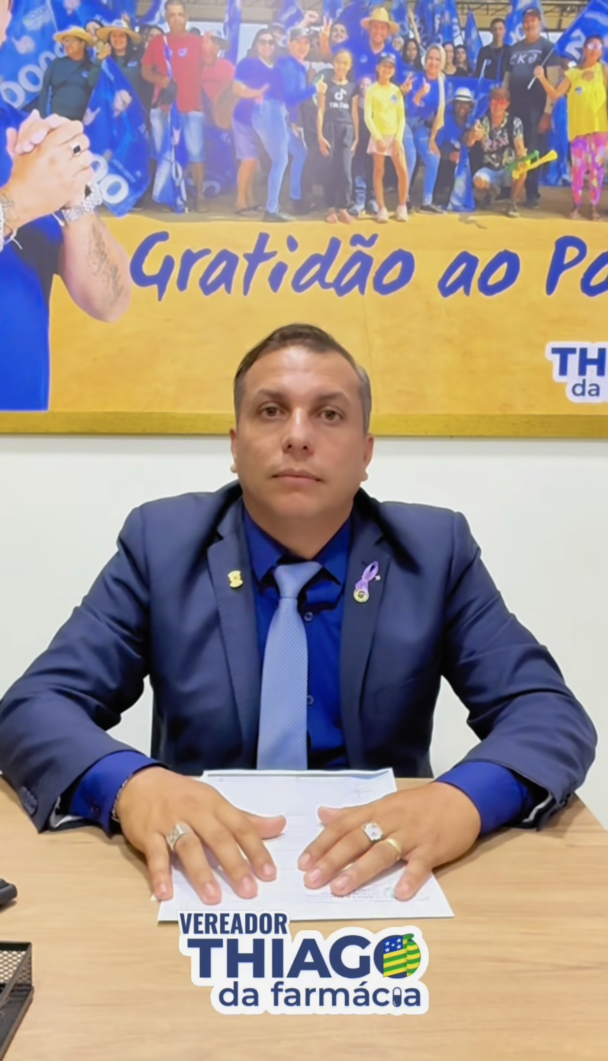 Thiago da Farmácia vereador Padre Bernardo 2024 quer ser exemplo de transparência, ética e renovação política. Conheça suas propostas para o município.