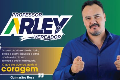 Vereador Arley Ferreira Alves em Águas Lindas de Goiás, destaque na educação e política local.
